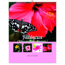 Hibiscus 2026 Wall Calendar - Botanical Photography - 12-Month Bloom Series - 8.5x11 Wire-O Hanging Planner