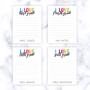  Teacher Personalized Grade Notepad | Teacher Gift