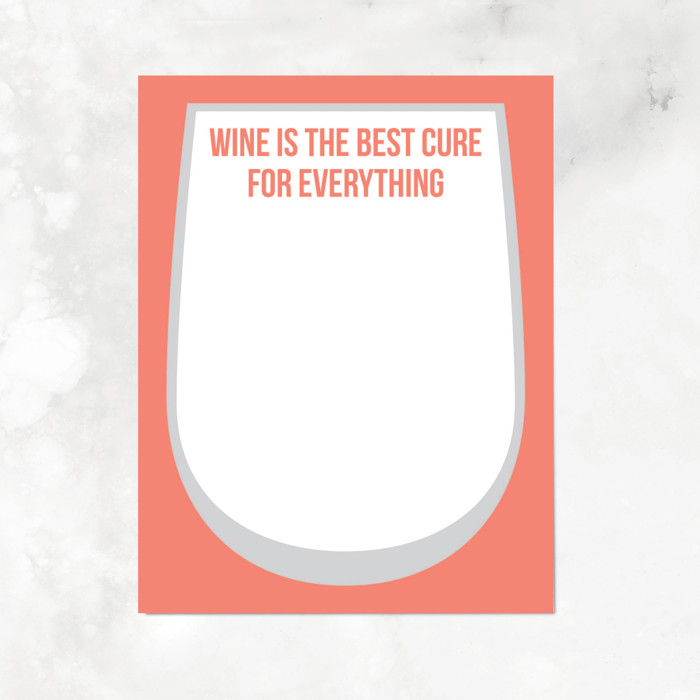 Coffee, Beer & Wine Lovers Notepad |Gift