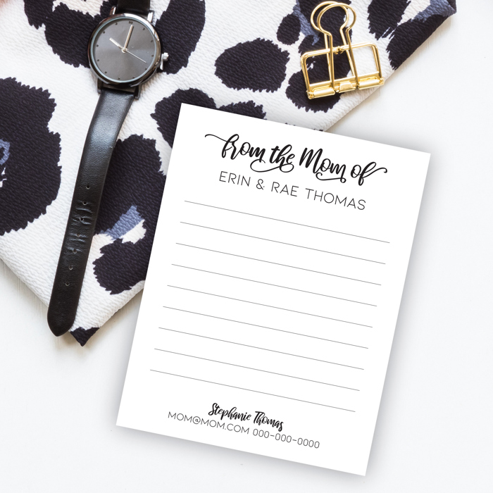 Personalized Mom Notepad | Mom Gift