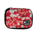 Floral Red  Watch Band, Case & Cable Organizer