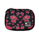 Floral Black Watch Band, Case & Cable Organizer