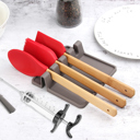  Waloo FlavorMax Meat Injector & Silicone Utensil Rest Set – Perfect for Juicy, Flavorful Meats and a Clean Cooking Space