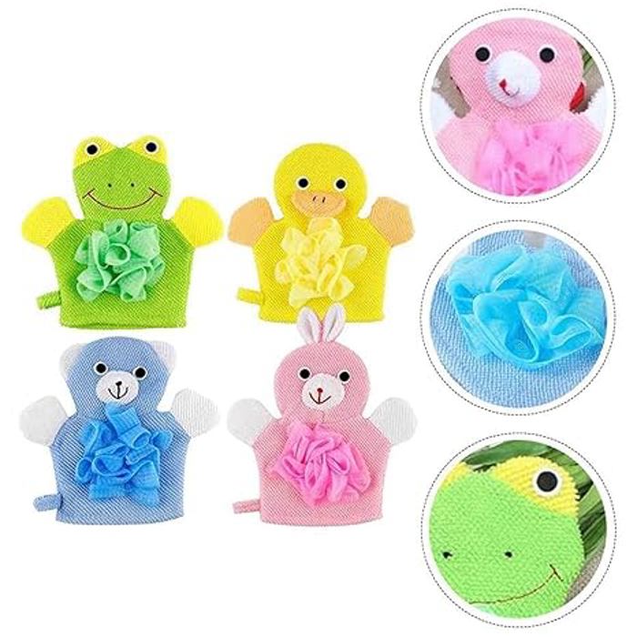 Fun Animal Bath Loofah Glove for Kids