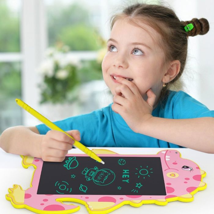 Dino-Themed 8.5-Inch LCD Writing Tablet with Stylus