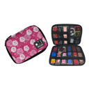 Floral Pink  Watch Band, Case & Cable Organizer