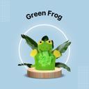 Green Frog Fun Animal Bath Loofah Glove for Kids