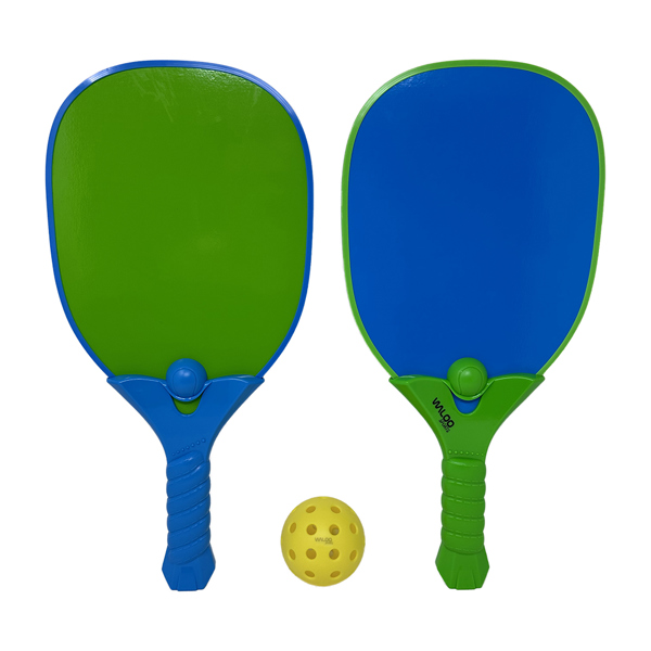 Waloo Sports Kids Pickleball Set, Outdoor and Indoor Play, 2 Paddles & 1 Ball