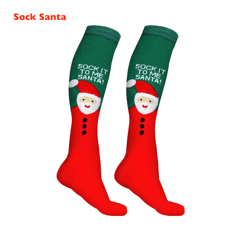 Christmas Themed Compression Socks Unisex 