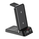  Waloo Mini Wireless Charging Dock With Alarm Clock For iPhone, Apple Watch & AirPods