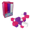 Pink/Purple/White 19 Pc Set Waloo Sports Jumbo Building Blocks - Multiple Color Options