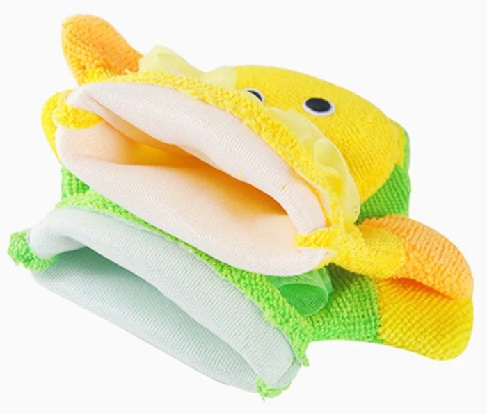 Fun Animal Bath Loofah Glove for Kids