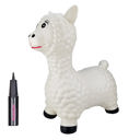 Llama BounceZiez Inflatable Bouncy Ride-On Hopper with Pump