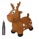 Reindeer BounceZiez Inflatable Bouncy Ride-On Hopper with Pump