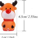  5-Piece Christmas Finger Puppet Set for Kids – Elk, Santa Claus, Snowman, Christmas Tree Characters – Perfect for Party Favors & Goodie Bag Fillers