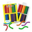 24 Pack - Round Loopy Hues - Bendable & 3D Shaped Crayons - School Supplies