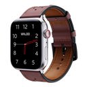 38/40/41mm & 42mm (Series 10 Only) Brown Waloo Breathable Leather Band For Apple Watch Series 10/9/8/7/6/5/4/3/2/1/SE/Ultra