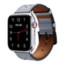 38/40/41mm & 42mm (Series 10 Only) Gray Waloo Breathable Leather Band For Apple Watch Series 10/9/8/7/6/5/4/3/2/1/SE/Ultra