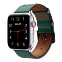 38/40/41mm & 42mm (Series 10 Only) Green Waloo Breathable Leather Band For Apple Watch Series 10/9/8/7/6/5/4/3/2/1/SE/Ultra