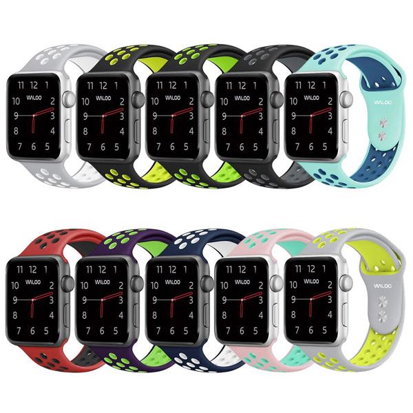 Waloo Breathable Sport Band For Apple Watch Series 10/9/8/7/6/5/4/3/2/1/SE/Ultra