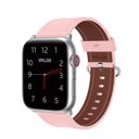 38/40/41mm & 42mm (Series 10 Only) Pink Waloo Classic Leather Band For Apple Watch Series 10/9/8/7/6/5/4/3/2/1/SE/Ultra