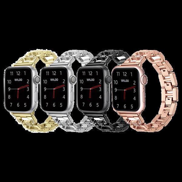 Waloo Diamond Rhinestone Band For Apple Watch Series 10/9/8/7/6/5/4/3/2/1/SE/Ultra