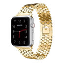 38/40/41mm & 42mm (Series 10 Only) Yellow Gold Waloo Honeycomb Style Band For Apple Watch Series 10/9/8/7/6/5/4/3/2/1/SE/Ultra