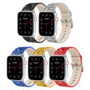  Waloo Leather Bling Band For Apple Watch Series 10/9/8/7/6/5/4/3/2/1/SE/Ultra