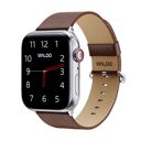 38/40/41mm & 42mm (Series 10 Only) Brown Waloo Leather Grain Band For Apple Watch Series 10/9/8/7/6/5/4/3/2/1/SE/Ultra