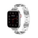 38/40/41mm & 42mm (Series 10 Only) Silver Waloo Pebble Styled Band For Apple Watch Series 10/9/8/7/6/5/4/3/2/1/SE/Ultra