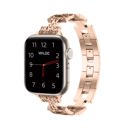 38/40/41mm & 42mm (Series 10 Only) Rose Gold Waloo Pebble Styled Band For Apple Watch Series 10/9/8/7/6/5/4/3/2/1/SE/Ultra