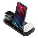 Black Waloo Portable & Foldable Charging Dock For iPhone, Apple Watch & AirPods (Compatible With Lightning Devices Only; Not USB-C)