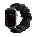 38/40/41mm & 42mm (Series 10 Only) Black Waloo Scrunchie Band For Apple Watch Series 10/9/8/7/6/5/4/3/2/1/SE/Ultra