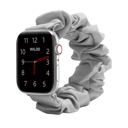 38/40/41mm & 42mm (Series 10 Only) Gray Waloo Scrunchie Band For Apple Watch Series 10/9/8/7/6/5/4/3/2/1/SE/Ultra