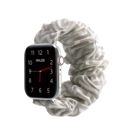 38/40/41mm & 42mm (Series 10 Only) Zig Zag Gray Waloo Scrunchie Band For Apple Watch Series 10/9/8/7/6/5/4/3/2/1/SE/Ultra