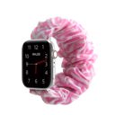 38/40/41mm & 42mm (Series 10 Only) Zig Zag Pink Waloo Scrunchie Band For Apple Watch Series 10/9/8/7/6/5/4/3/2/1/SE/Ultra