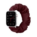 38/40/41mm & 42mm (Series 10 Only) Burgundy Waloo Scrunchie Band For Apple Watch Series 10/9/8/7/6/5/4/3/2/1/SE/Ultra