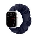 38/40/41mm & 42mm (Series 10 Only) Navy Waloo Scrunchie Band For Apple Watch Series 10/9/8/7/6/5/4/3/2/1/SE/Ultra