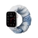 38/40/41mm & 42mm (Series 10 Only) Splattered Blue Waloo Scrunchie Band For Apple Watch Series 10/9/8/7/6/5/4/3/2/1/SE/Ultra