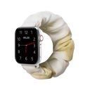 38/40/41mm & 42mm (Series 10 Only) Splattered Yellow Waloo Scrunchie Band For Apple Watch Series 10/9/8/7/6/5/4/3/2/1/SE/Ultra