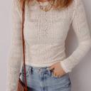 Jet Stream Small Darling Lace Long Sleeve Top