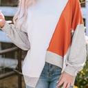  HIDDEN GEMS | Colorblock Long Sleeve Top