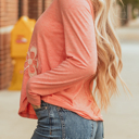  HIDDEN GEMS | Floral Patchwork Long Sleeve Top