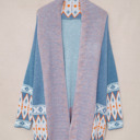  HIDDEN GEMS | Aztec Geometric Open Front Cardigan