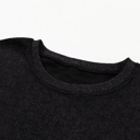   HIDDEN GEMS | Washed Ribbed Pullover Sweatshirt