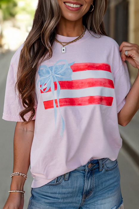 HIDDEN GEMS | Iconic Bow USA Flag Tee