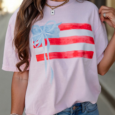 HIDDEN GEMS | Iconic Bow USA Flag Tee