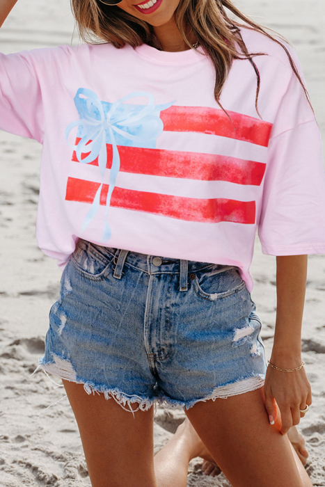 HIDDEN GEMS | Iconic Bow USA Flag Tee