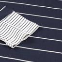  HIDDEN GEMS | Stripe Waffle Knit Buttoned Henley Top