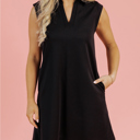  HIDDEN GEMS | Essential Collared V-Neck Dress